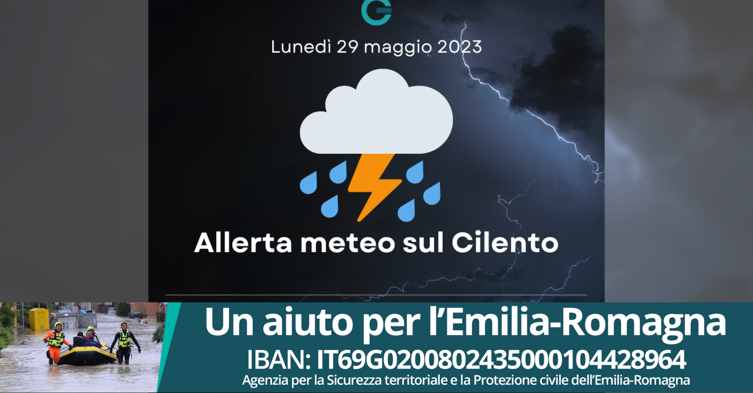 Nuova Allerta Meteo Sul Cilento Giornale Del Cilento