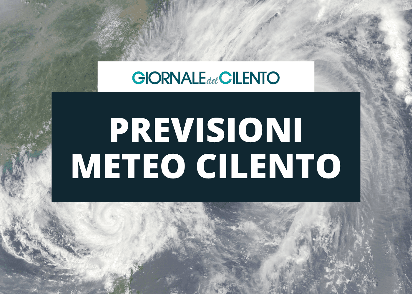 Pioggia e temporali, il meteo nel Cilento non promette nulla di buono