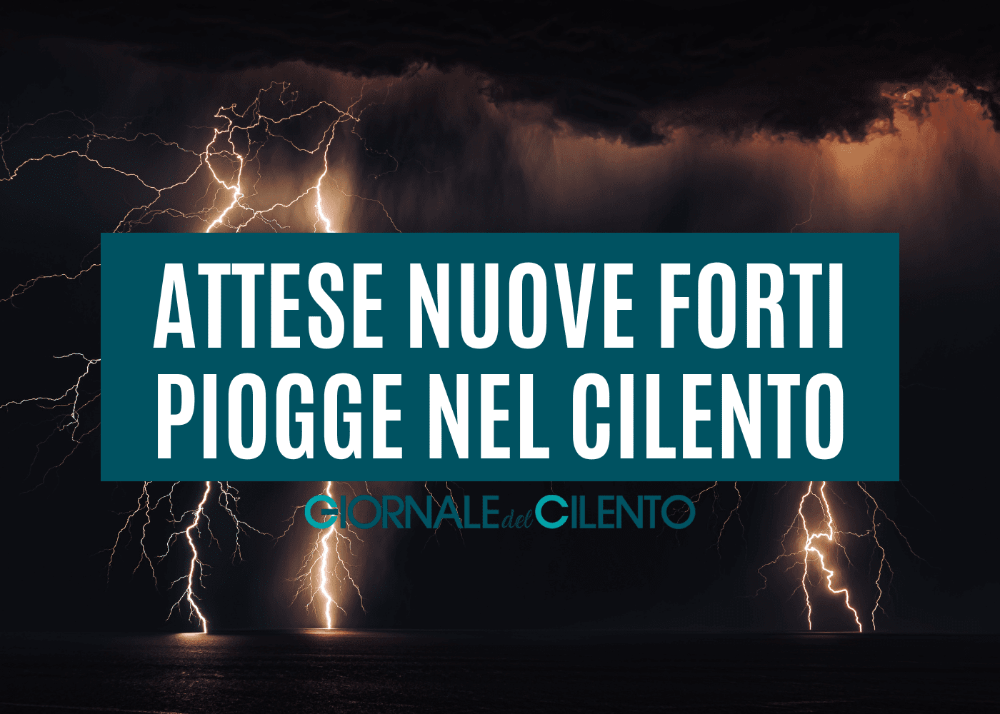 Attese nuove forti piogge nel Cilento: cosa dicono le previsioni meteo