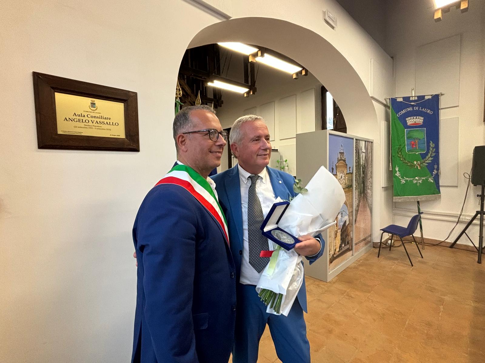 Lauro, inaugurata la sala consiliare ‘Angelo Vassallo’ al Palazzo Pignatelli