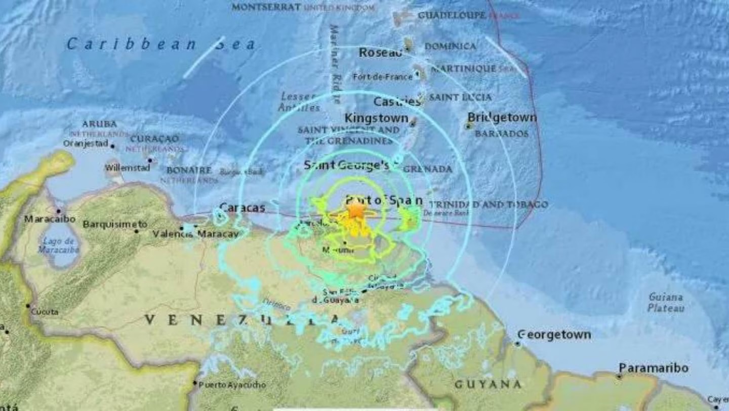 Forte scossa 5.9 in Venezuela: apprensione per i cilentani in Sudamerica