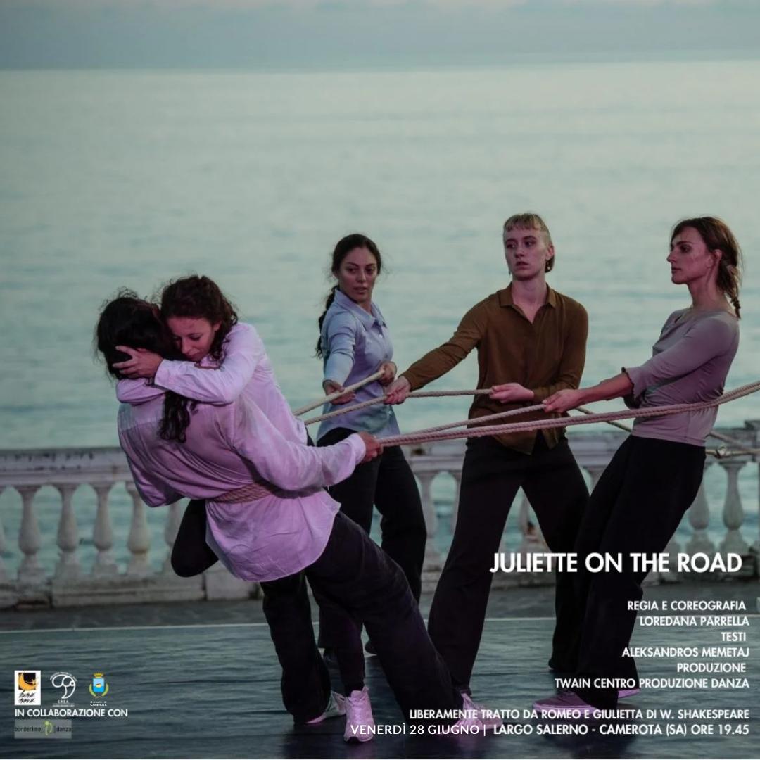 A Camerota uno pettacolo di danza e teatro ispirato al romanzo di Shakespeare: arriva “Juliette on the Road”