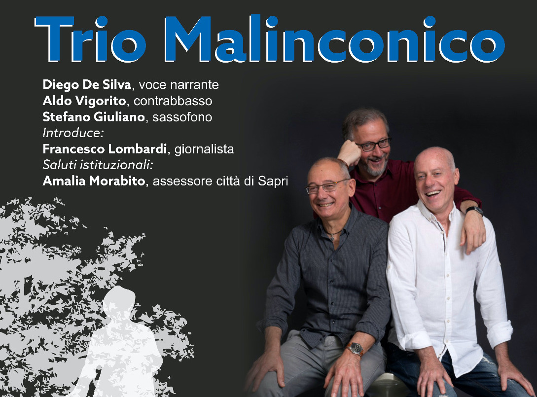 Sapri, il Trio Malinconico con Diego De Silva apre l’Estate in Villa