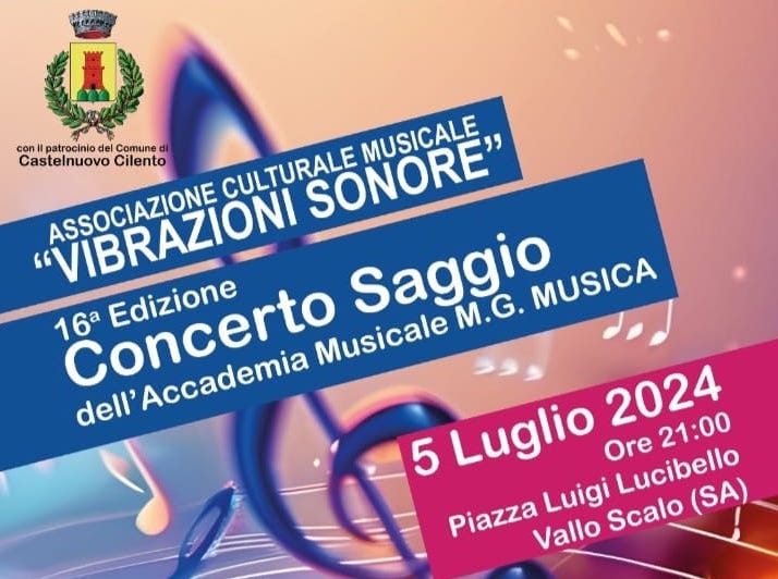 Musica ed emozioni a Vallo Scalo con il concerto ‘Vibrazioni Sonore’