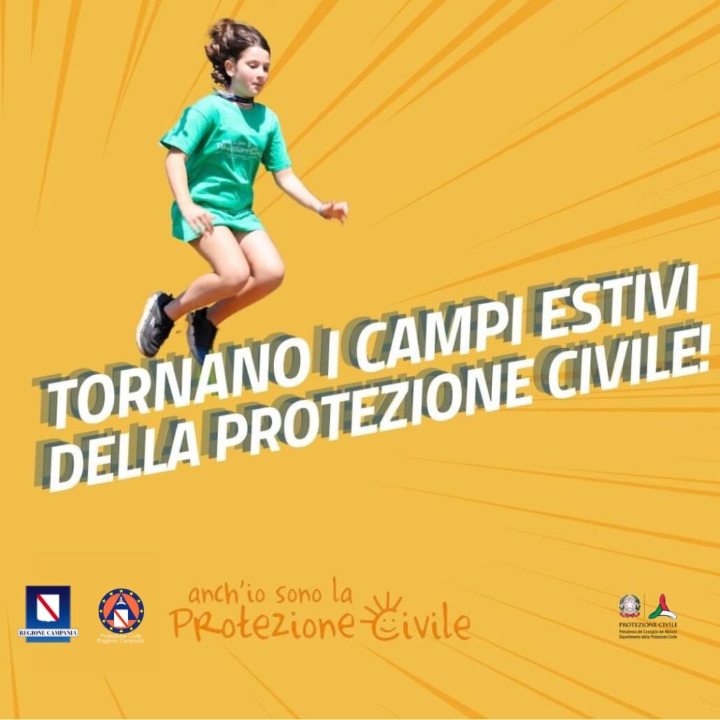 Estate, anche nel Cilento i campi scuola gratuiti per ragazzi della Protezione Civile della Regione Campania