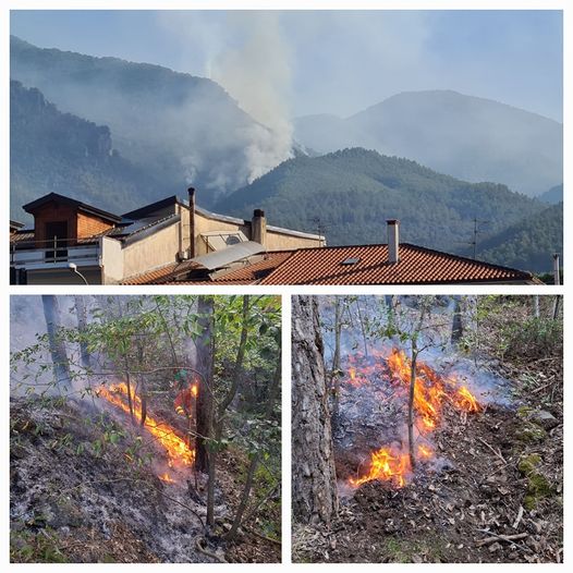 Sala Consilina, dopo giorni brucia ancora la montagna: indagine su natura roghi