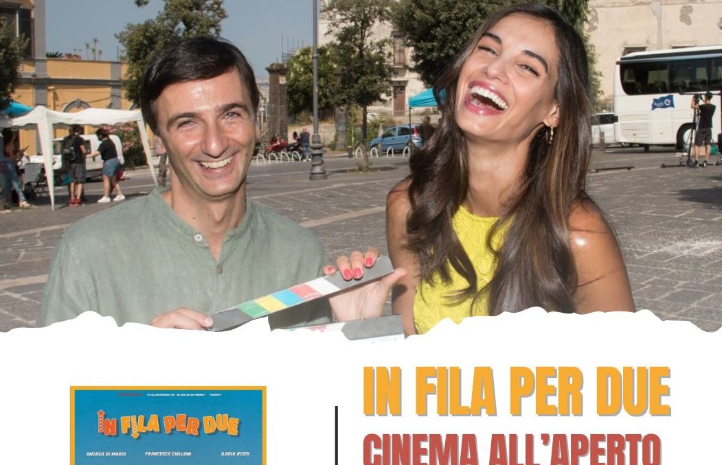 Cinema sotto le stelle a Morigerati per la proiezione del film “In fila per due”: sarà presente il cast