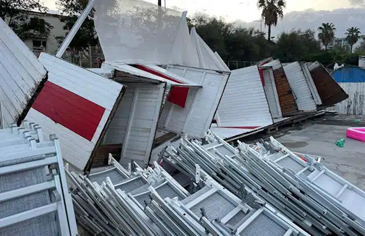 Maltempo, tromba marina si abbatte sul lido Aurora: «Mai visto nulla di simile»