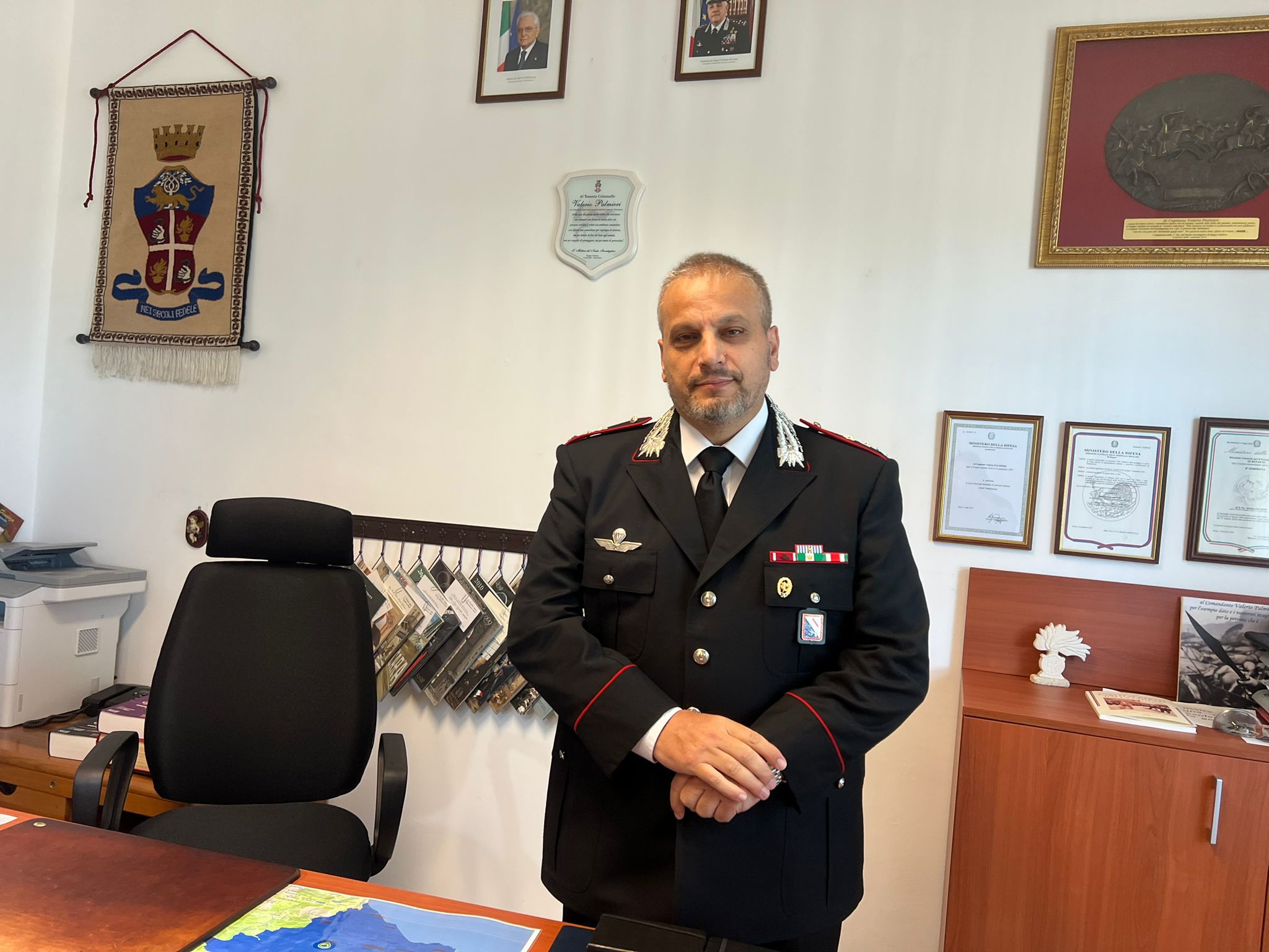 Palmieri è il nuovo comandante dei carabinieri di Vallo della Lucania: «Lavoriamo insieme»