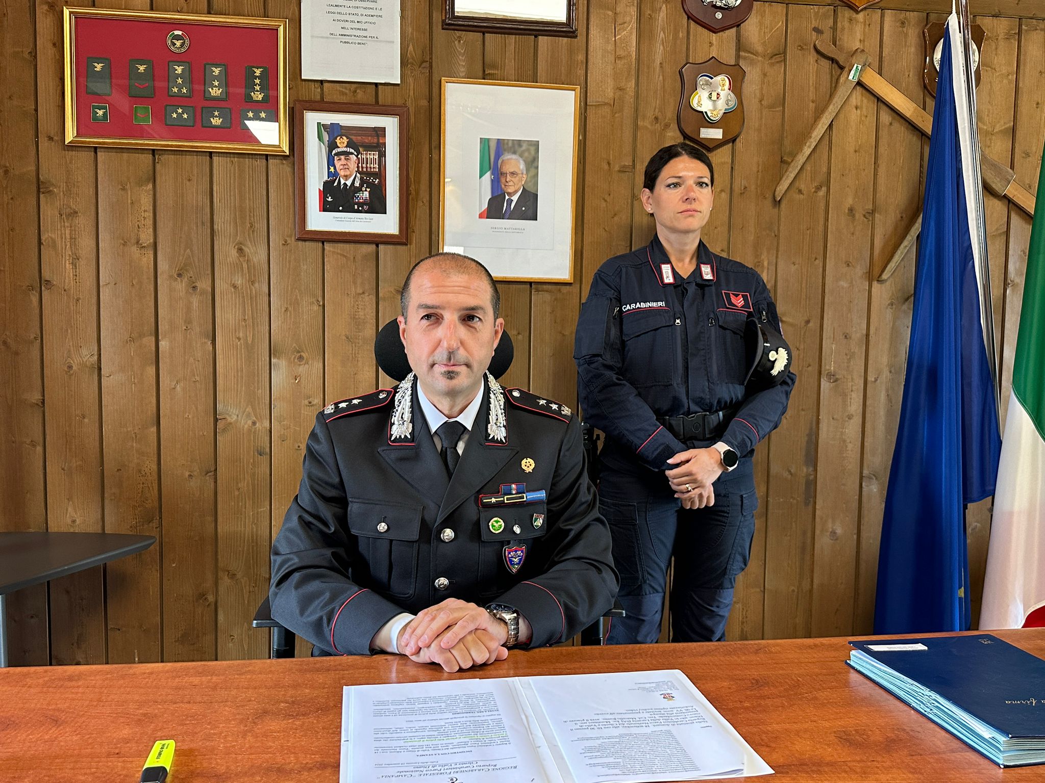 Carabinieri Forestali, il nuovo comandante Marcello Russo si presenta: «Ecco le attività del reparto Carabinieri Forestali nel Parco del Cilento»