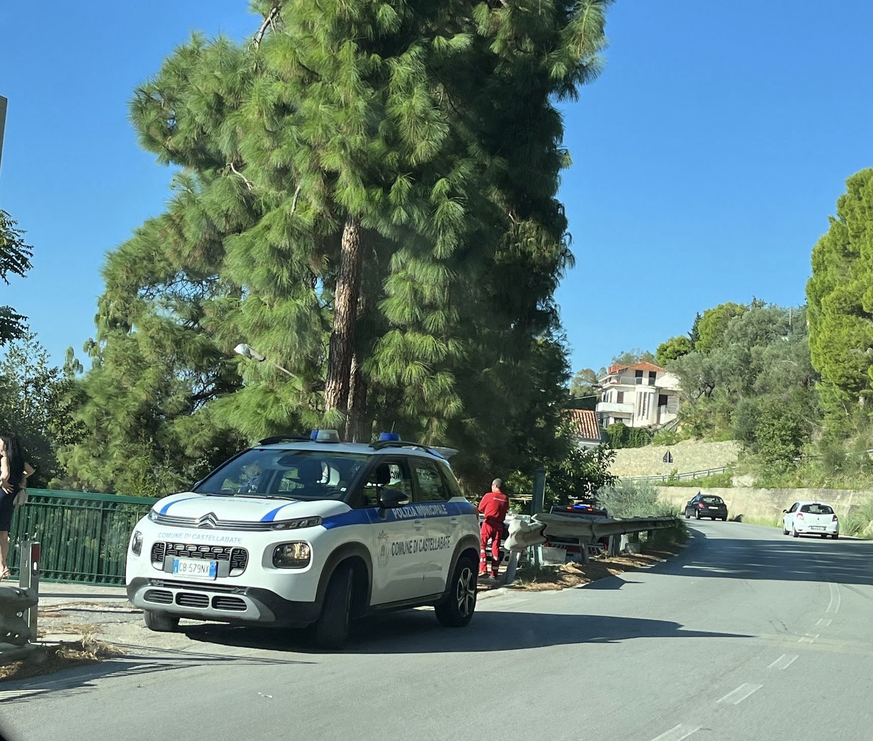 Incidente sulla Via del Mare tra Santa Maria e San Marco di Castellabate: feriti lievi