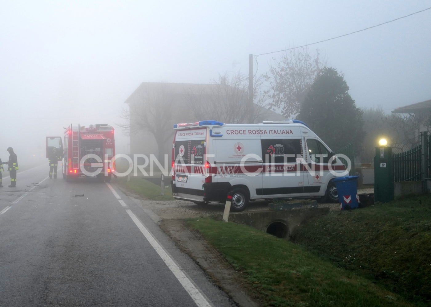 Campora, chiede aiuto dopo puntura di insetto: sparisce nella nebbia. Ritrovato dopo ore, è grave