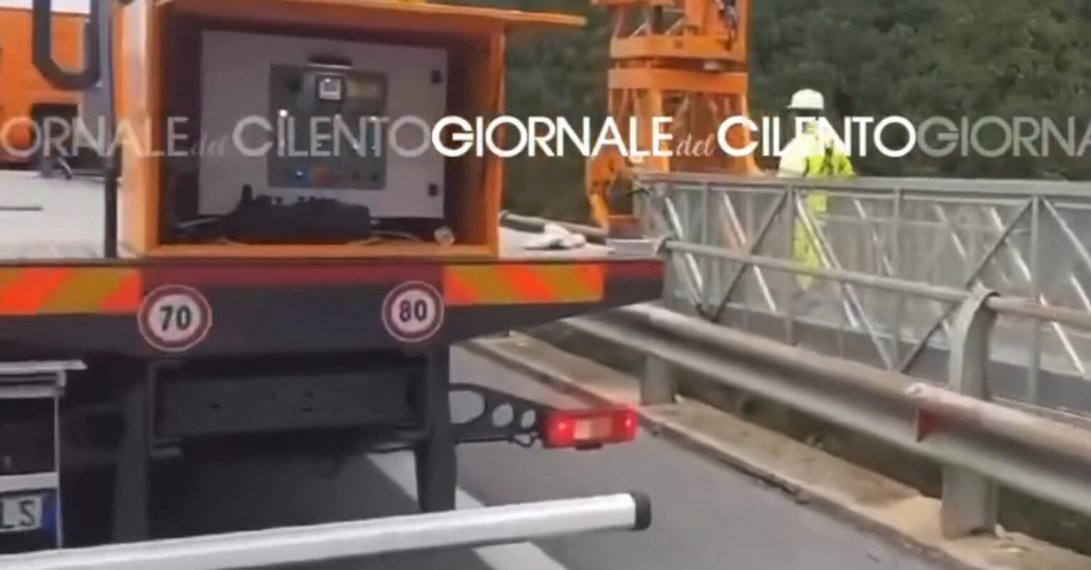 Cilentana chiusa al traffico dal 3 al 5 settembre tra Massicelle e Vallo della Lucania: i dettagli