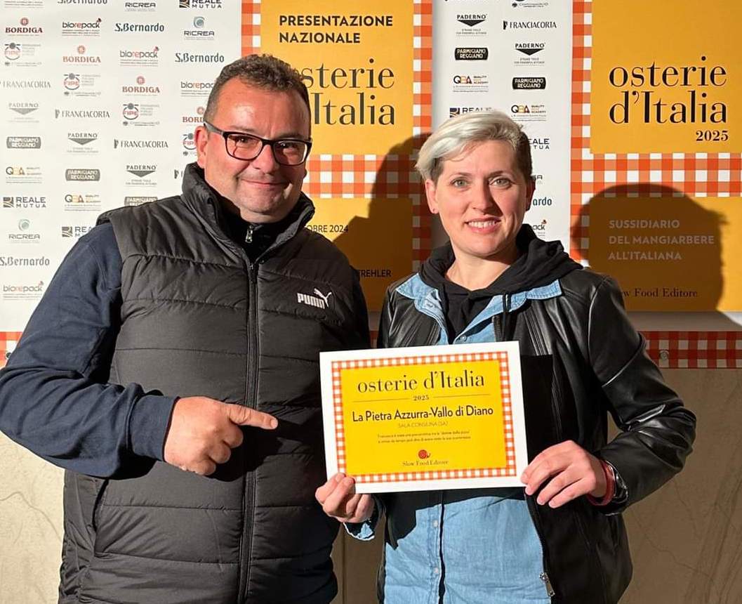 Le pizzerie ‘La Pietra Azzurra’ premiate da Slow Food tra le migliori pizzerie italiane