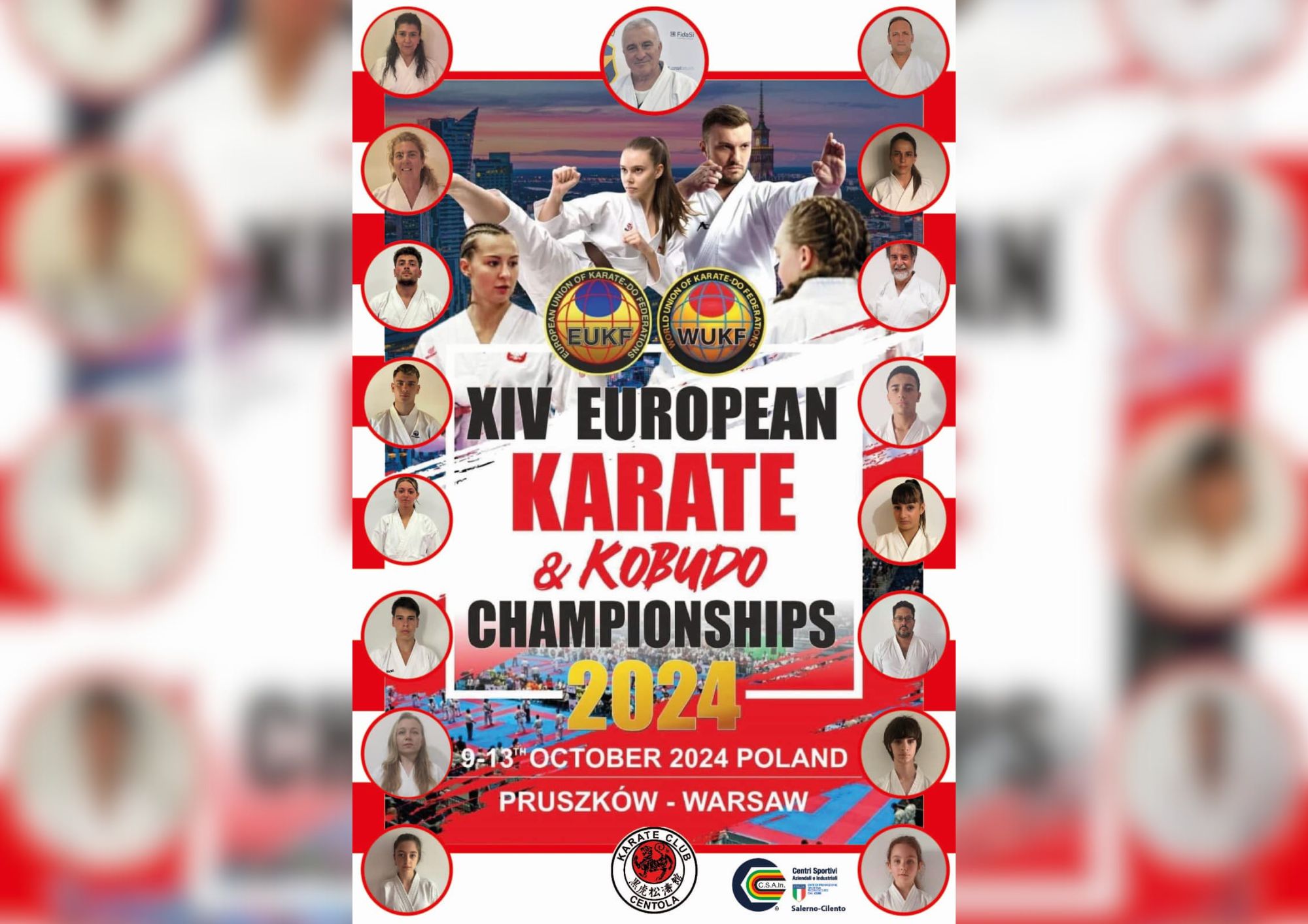 Il Karate Club Centola vola in Polonia per l’European Karate & Kobudo di Pruszków