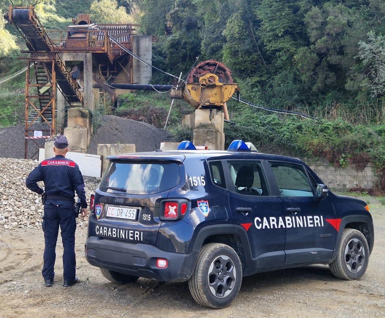 Sequestrato impianto di frantumazione illegale a Cicerale nel Parco Nazionale del Cilento