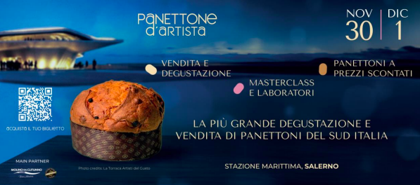 Salerno ospita la seconda edizione di ‘Panettone D’artista’ dal 30 novembre al 1° dicembre