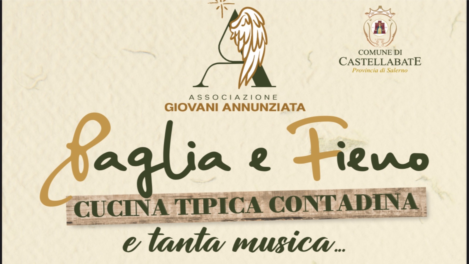 Castellabate, cucina contadina, musica e tradizione nella prima edizione di «Paglia e Fieno»