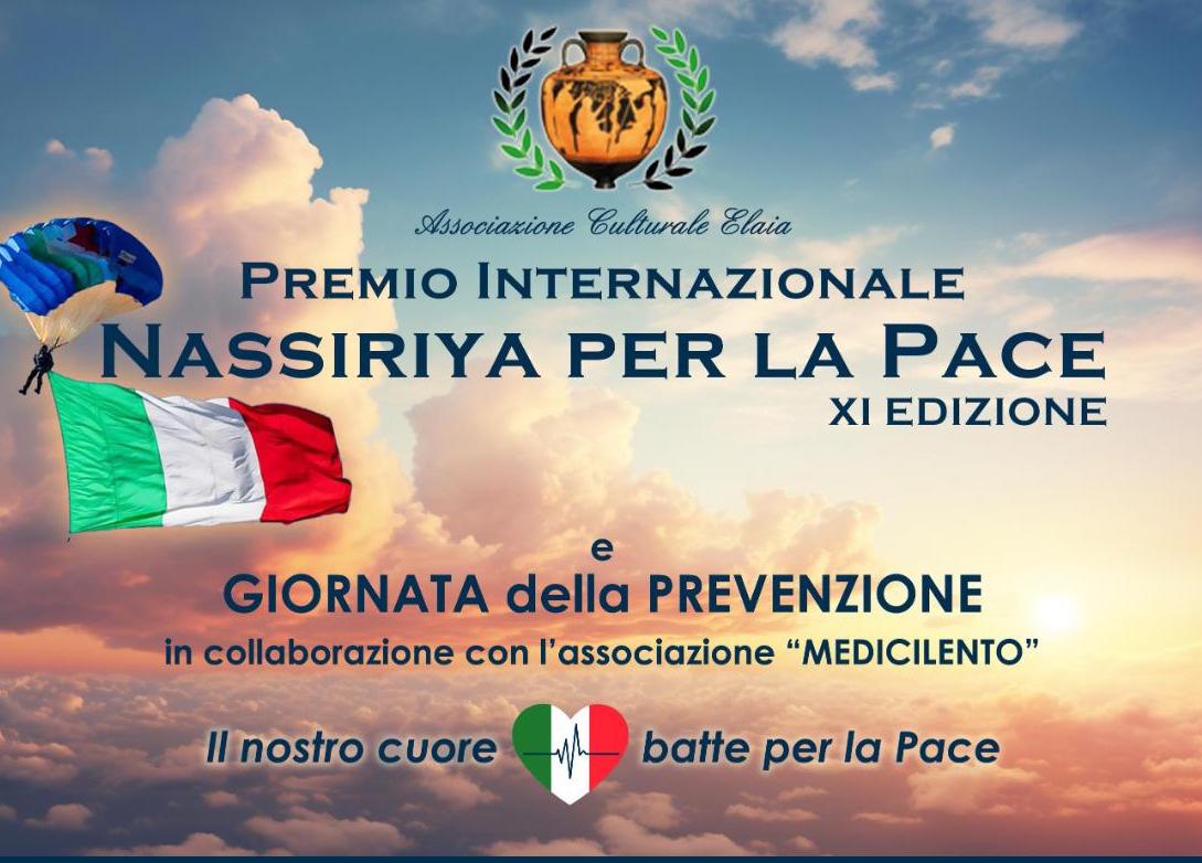 Torna il Premio internazionale Nassiriya per la Pace con focus su prevenzione sanitaria