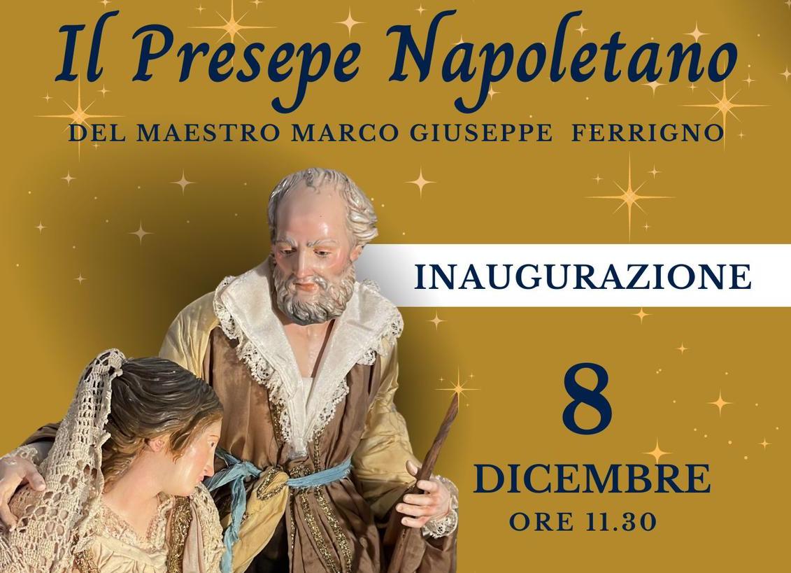 Morigerati inaugura il presepe napoletano di Marco Ferrigno