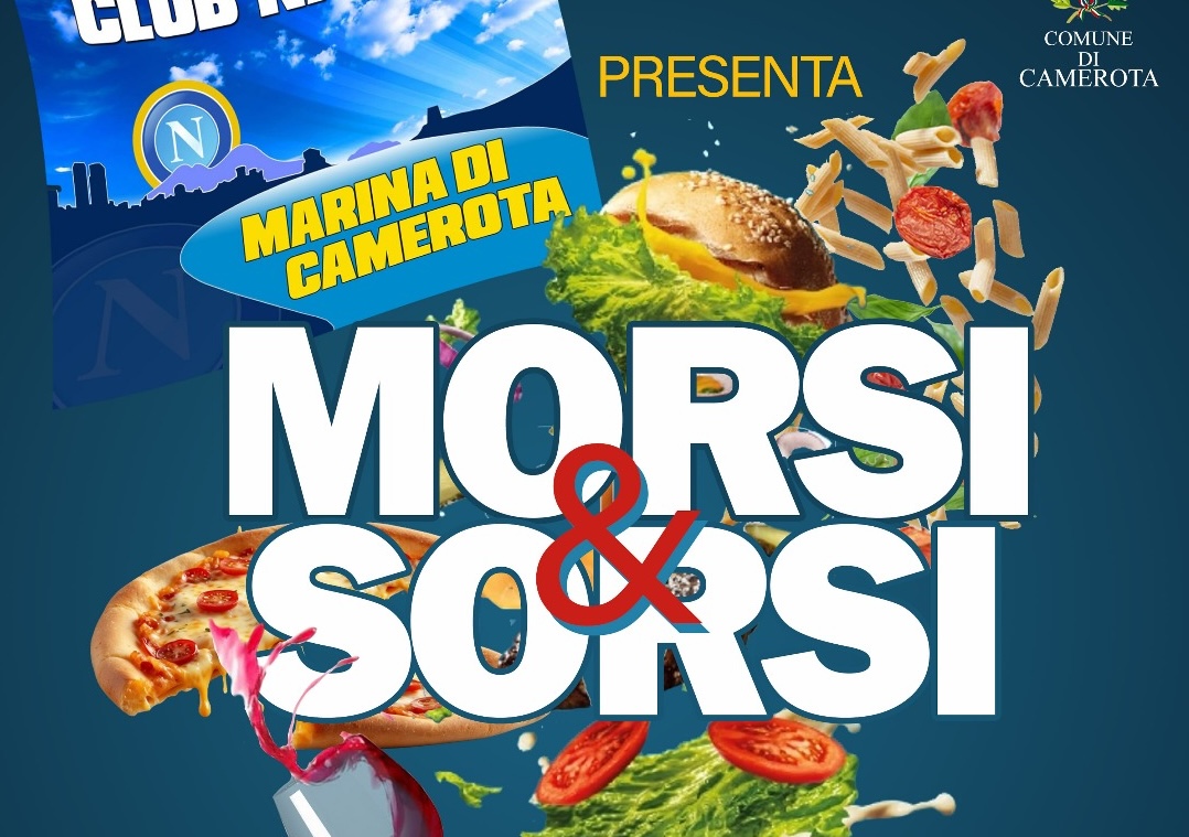 “Morsi & Sorsi”: il club Napoli organizzata una serata di solidarietà e gusto a Marina di Camerota