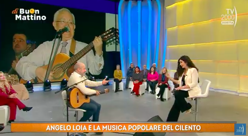 Le tradizioni musicali del Cilento protagoniste a TV2000 con il cilentano Angelo Loia