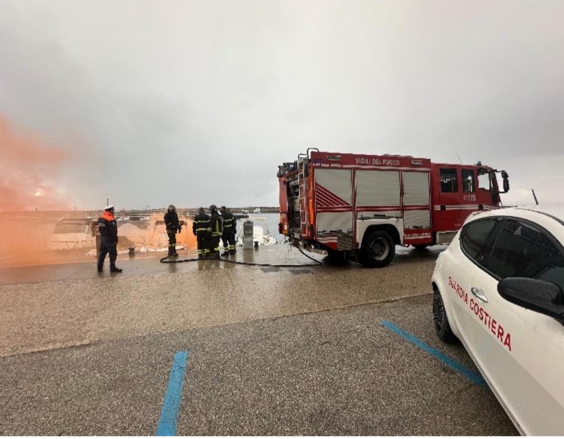 Sicurezza e prontezza operativa: esercitazioni antincendio nei porti del Circondario Marittimo di Palinuro