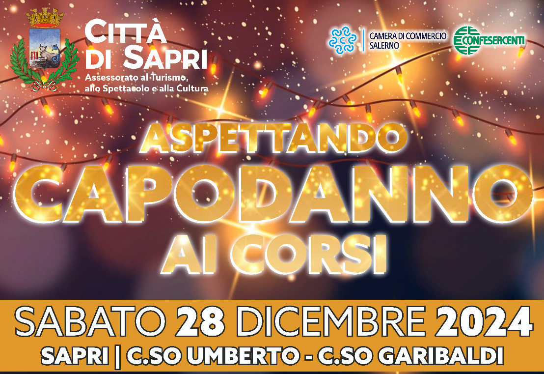 Sapri, Corso Umberto e Corso Garibaldi protagonisti di “Aspettando Capodanno”