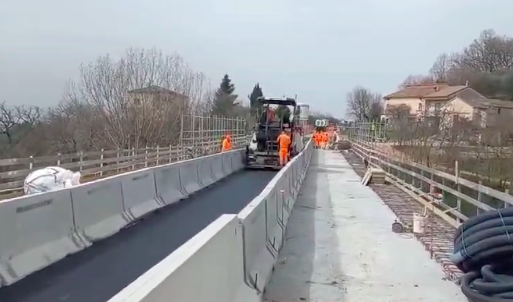 Caggiano, riprendono i lavori sul ponte Massavetere: chiusure e deviazioni fino a fine mese