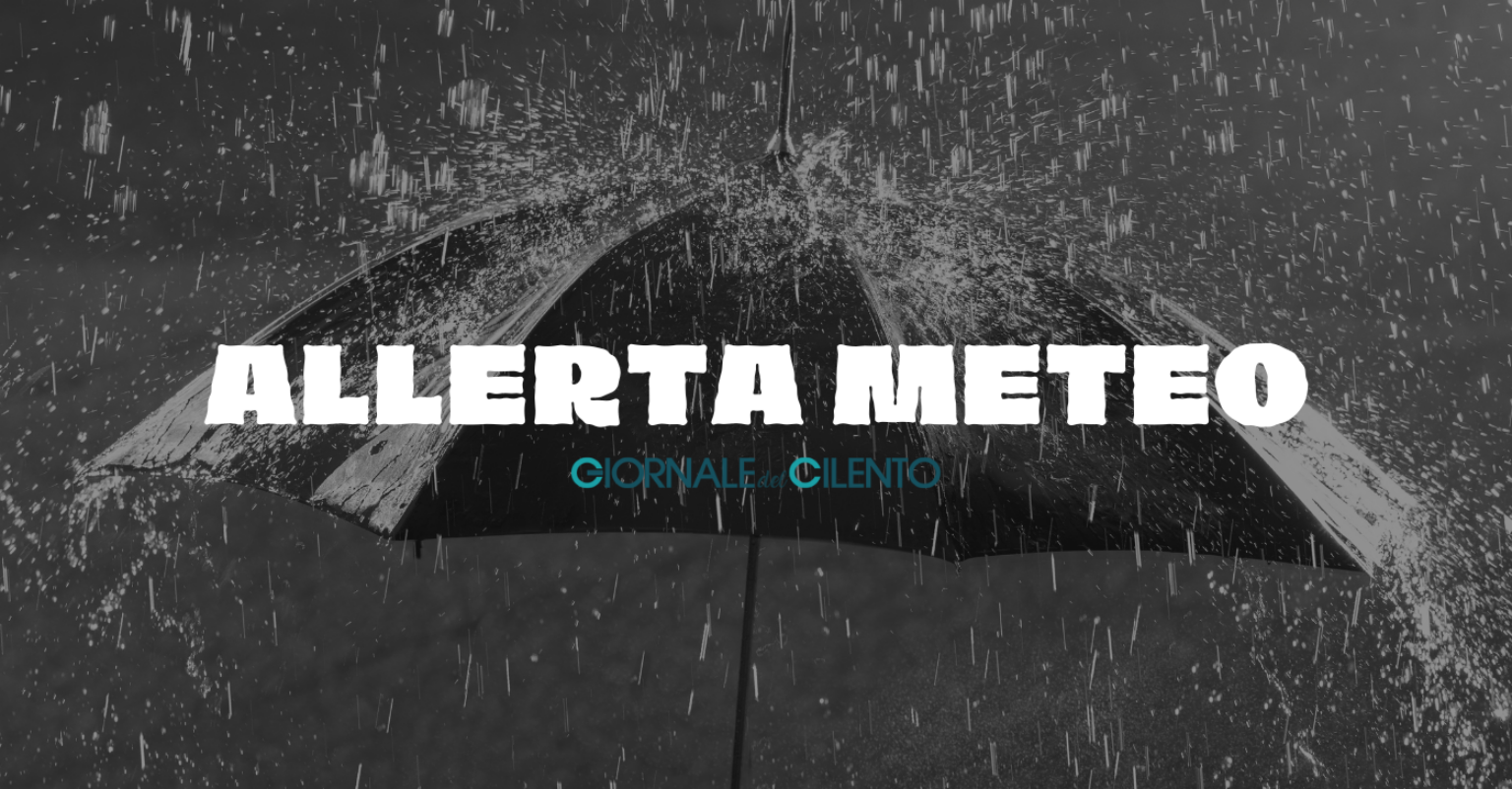 Campania, protezione civile lancia allerta meteo per temporali e vento