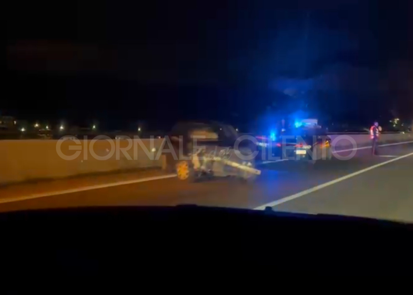 Incidente lungo la Cilentana tra Omignano e Vallo Scalo