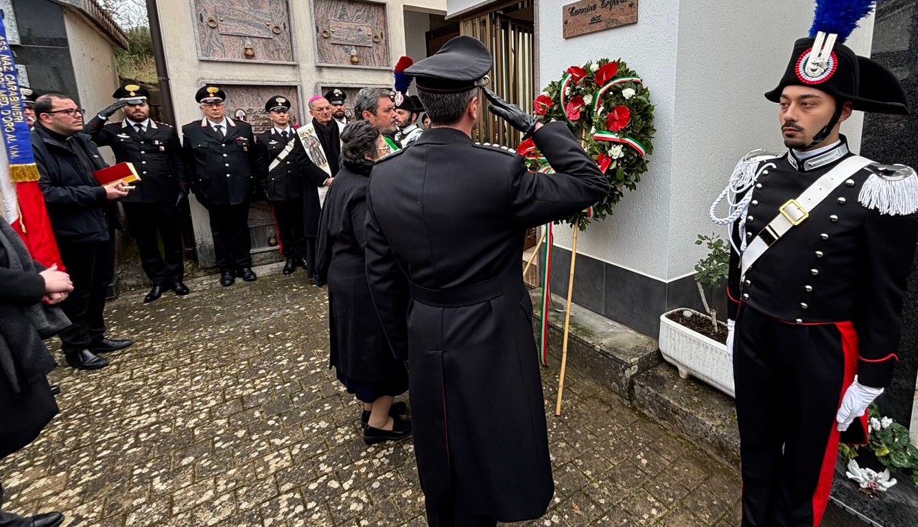 A 40 anni dalla morte, Torre Orsaia ricorda il carabiniere brigadiere Carmine Tripodi