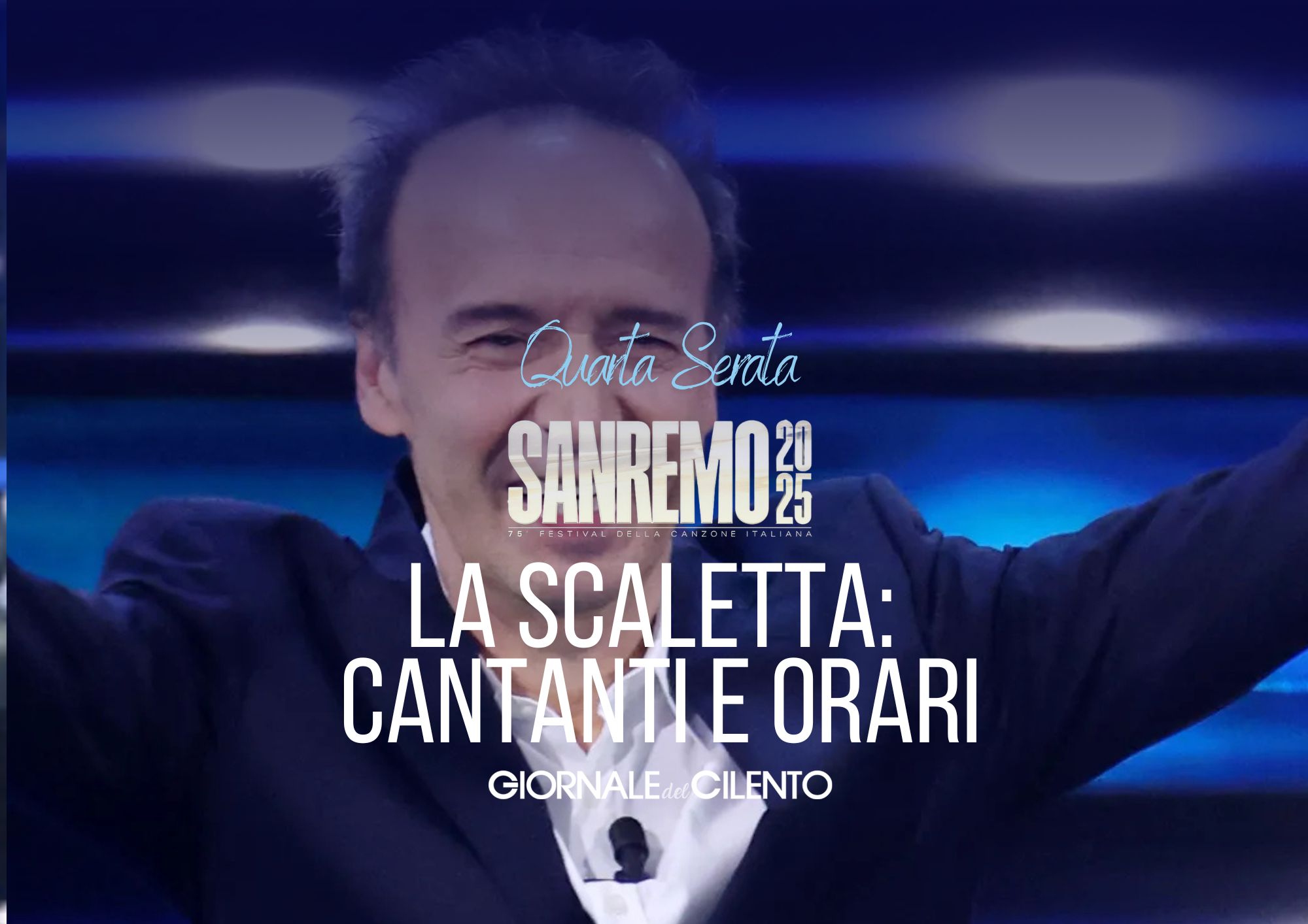 Festival di Sanremo 2025, la scaletta minuto per minuto della quarta serata