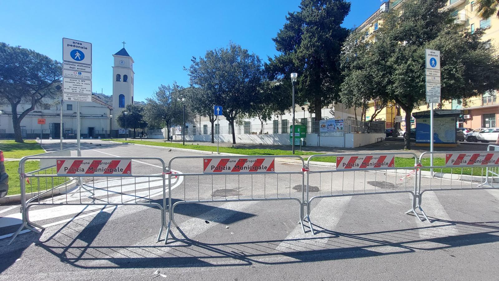 Agropoli, da lunedì nuova viabilità in Piazza della Repubblica