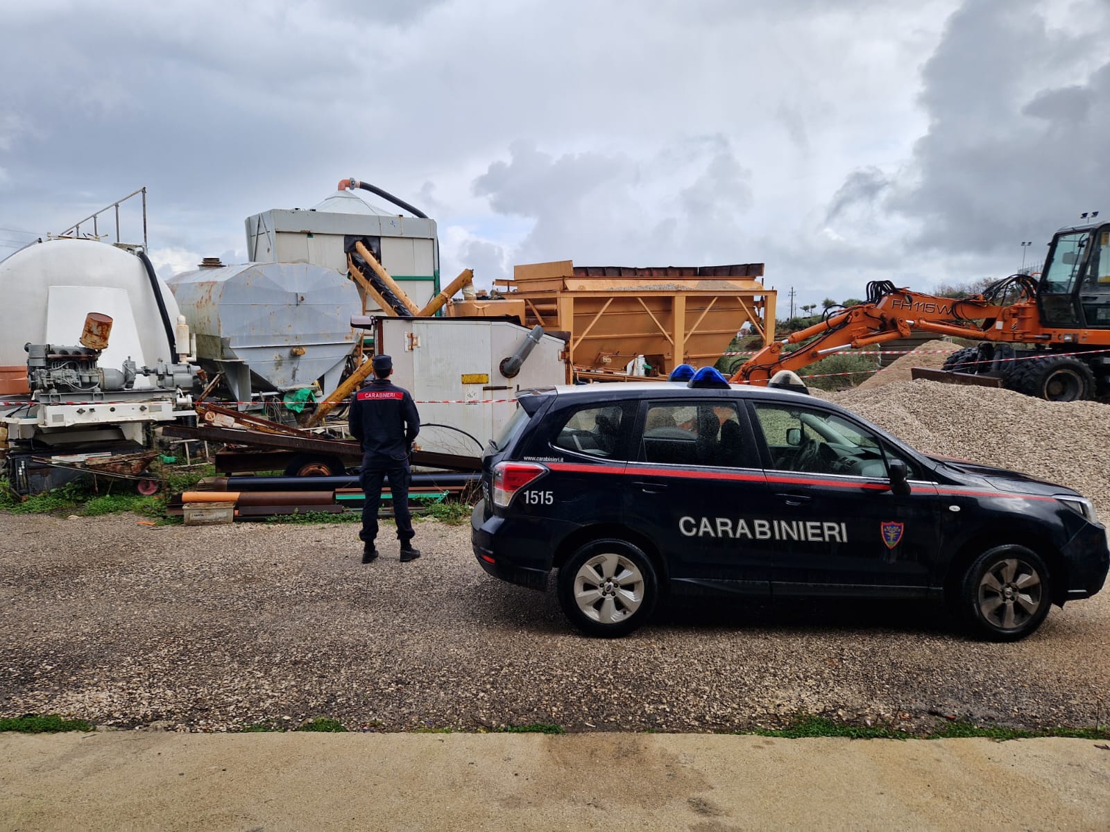 Sequestrato impianto di calcestruzzo nel Parco del Cilento: operava senza autorizzazioni