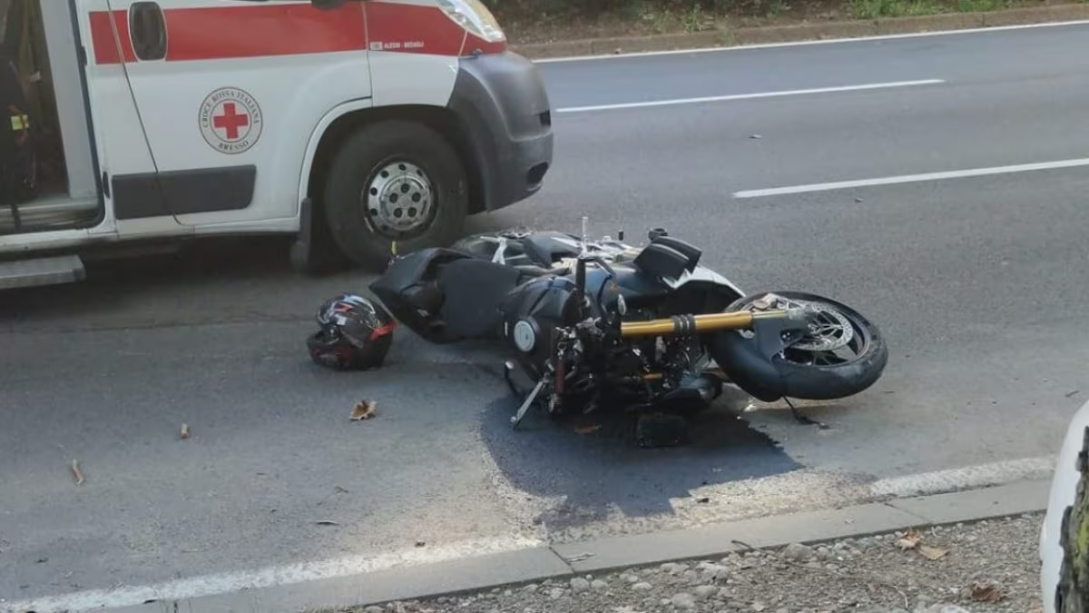 Incidente in moto: motociclista resta grave, è in prognosi riservata