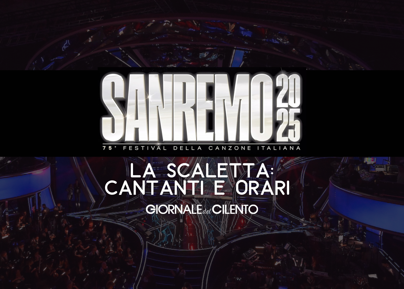 Festival di Sanremo 2025, la scalette minuto per minuto della prima serata | PDF