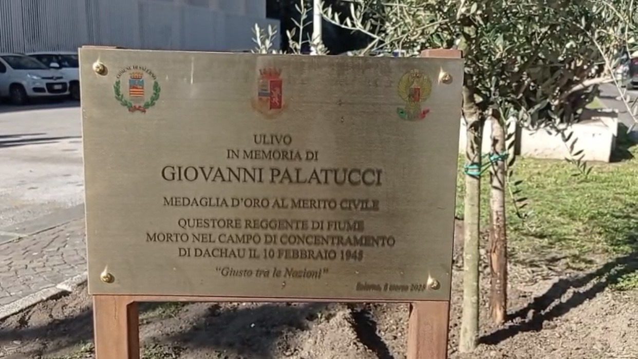 “Giusto tra le Nazioni”: a Salerno un ulivo e una targa in onore di Giovanni Palatucci