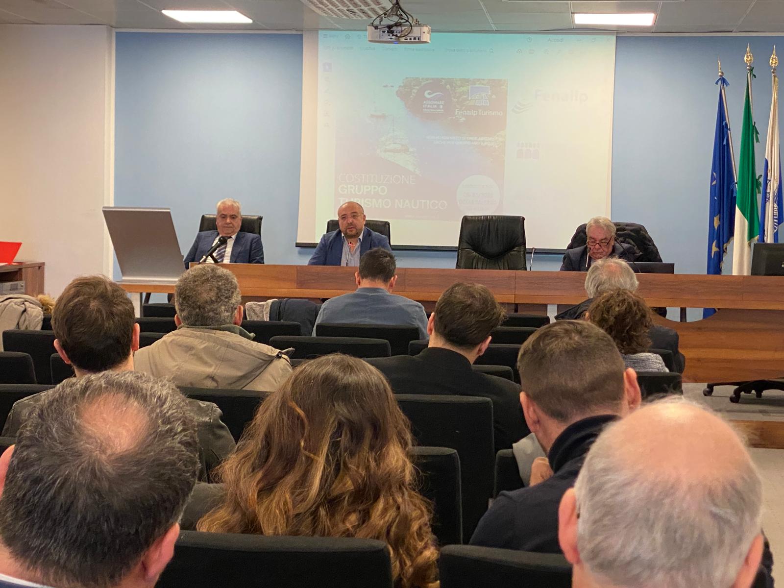 A Salerno l’assemblea costituente del Gruppo turismo nautico di Assomare Italia-Fenailp