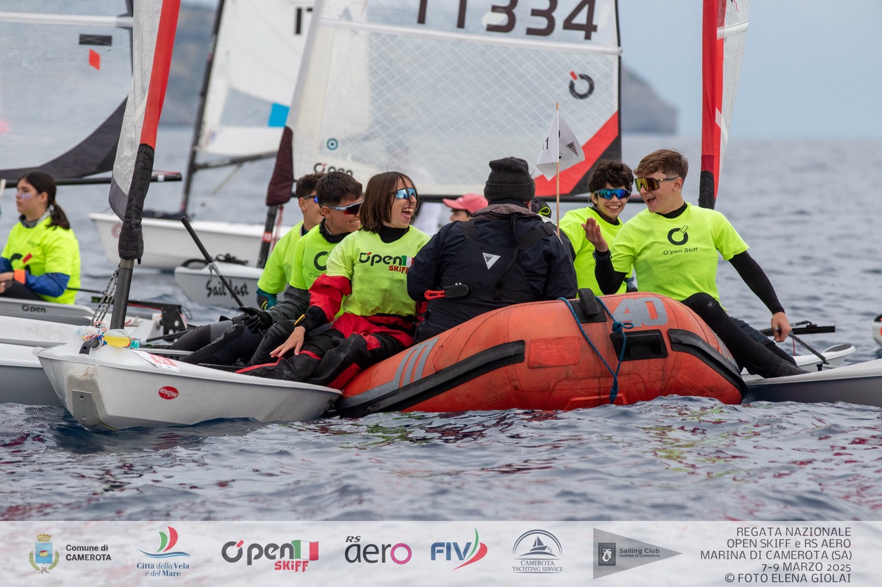 A Marina di Camerota la vela promuove il territorio con la regata nazionale Openskiff e RS Aero